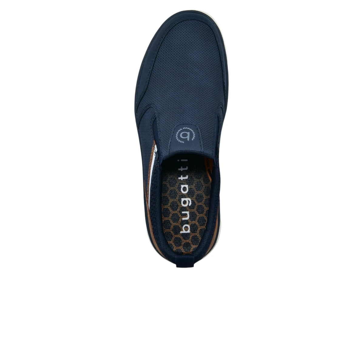 321-ASE62-5500-4100 Bugatti muška mokasina Dark Blue