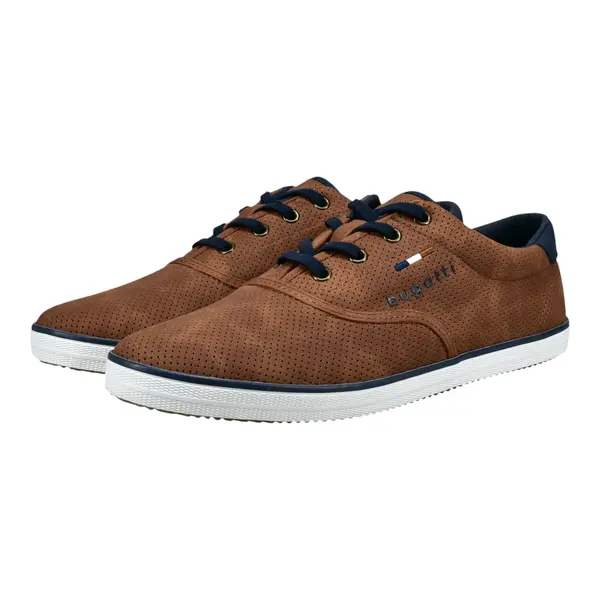 321AFH015050-6341 Bugatti Tenisice Cognac Dark Blue