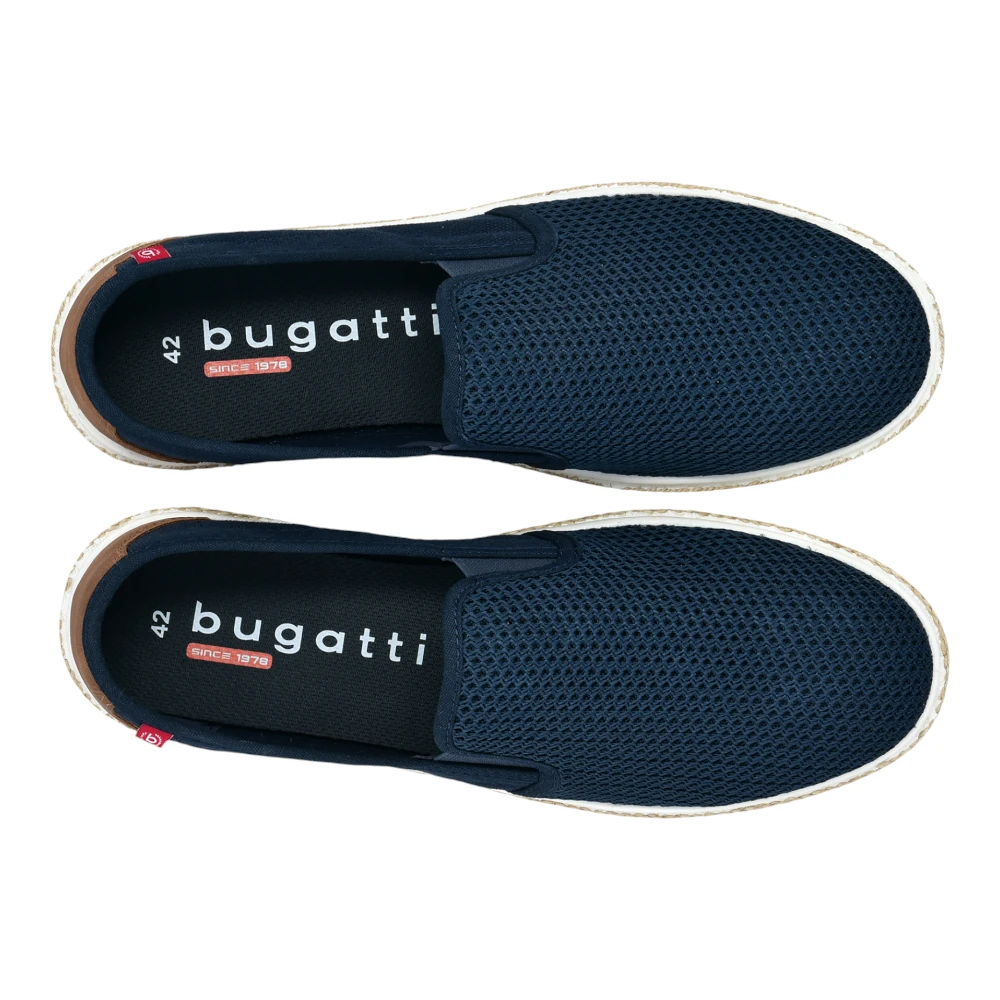321ASP616969-4163 Bugatti mokasina dark blue/cognac