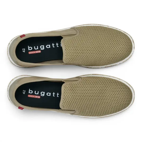 321ASP616969-5252 Bugatti mokasina beige/beige