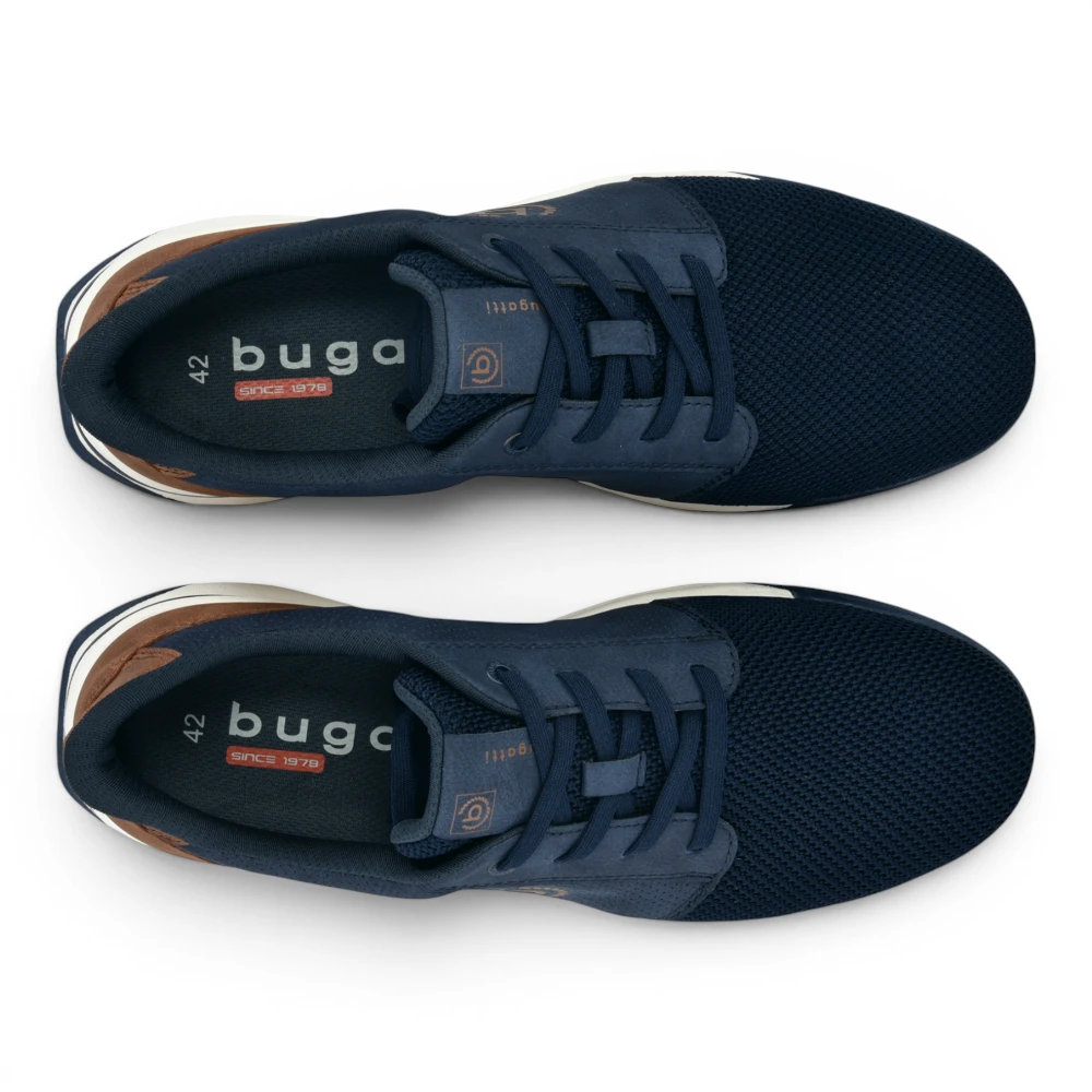321AWP026950-4163 Bugatti cipele dark blue/cognac