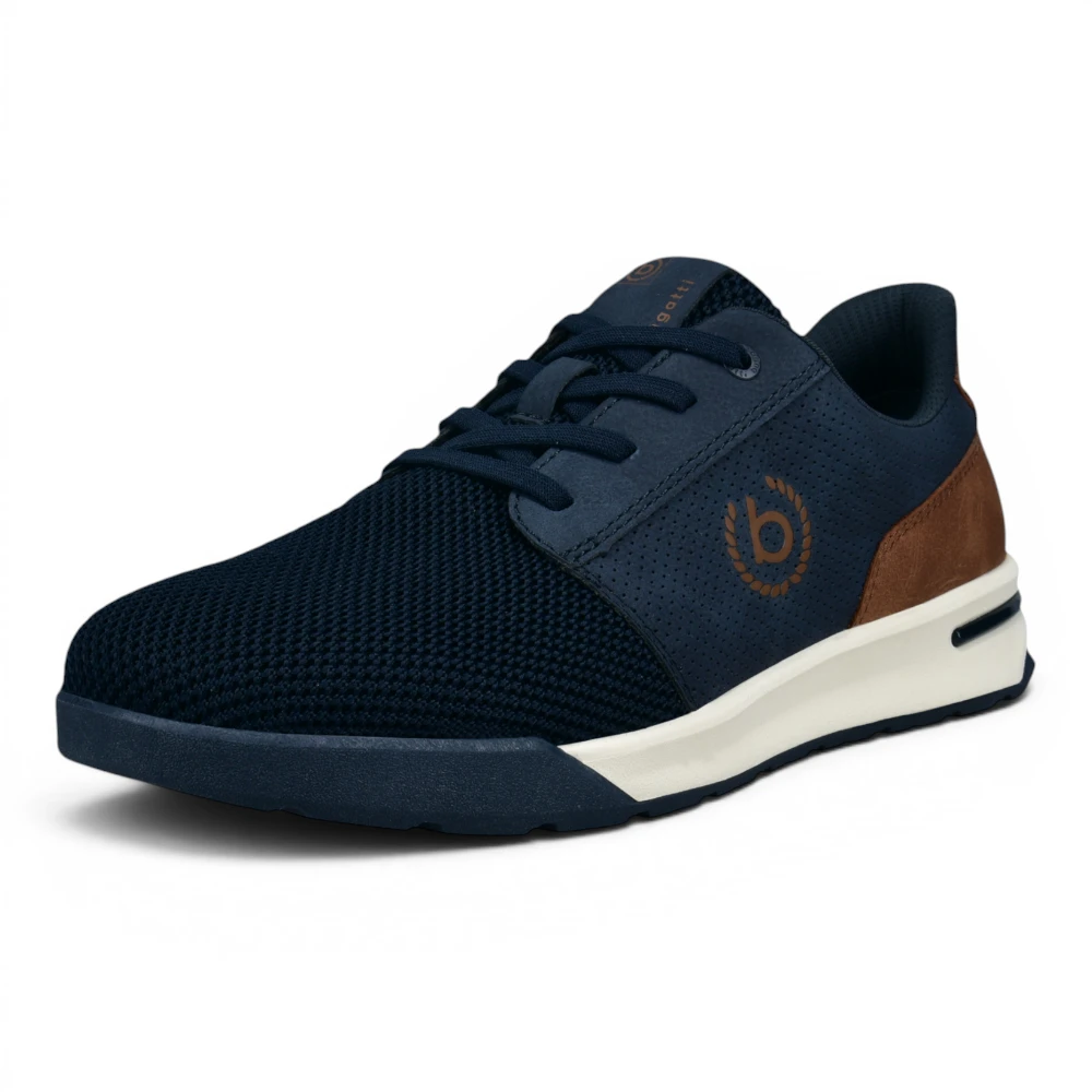 321AWP026950-4163 Bugatti cipele dark blue/cognac