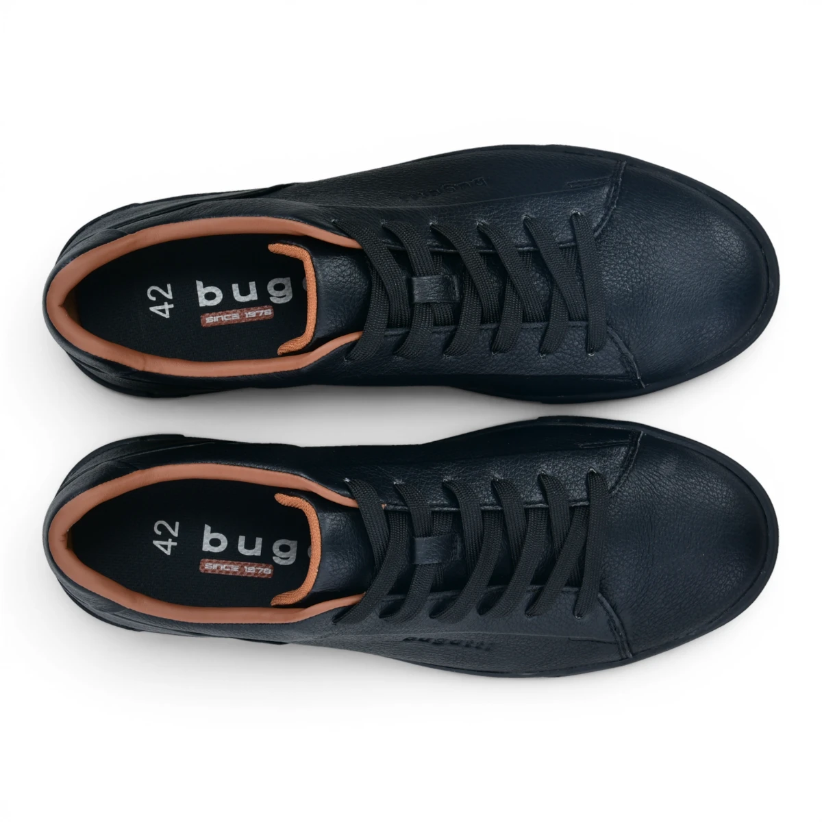 325AMU015000-1010 Bugatti muška tenisica black/black