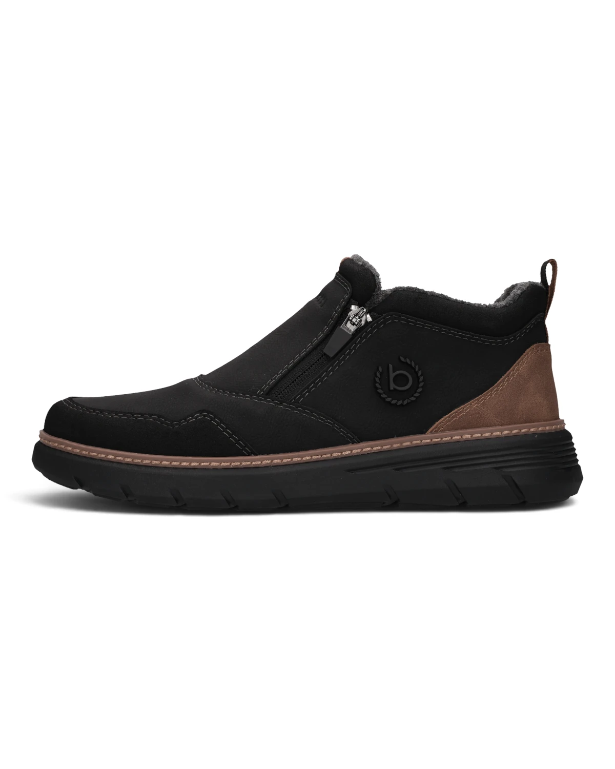 331AP0335000-1000 Bugatti muška mokasina slip in black