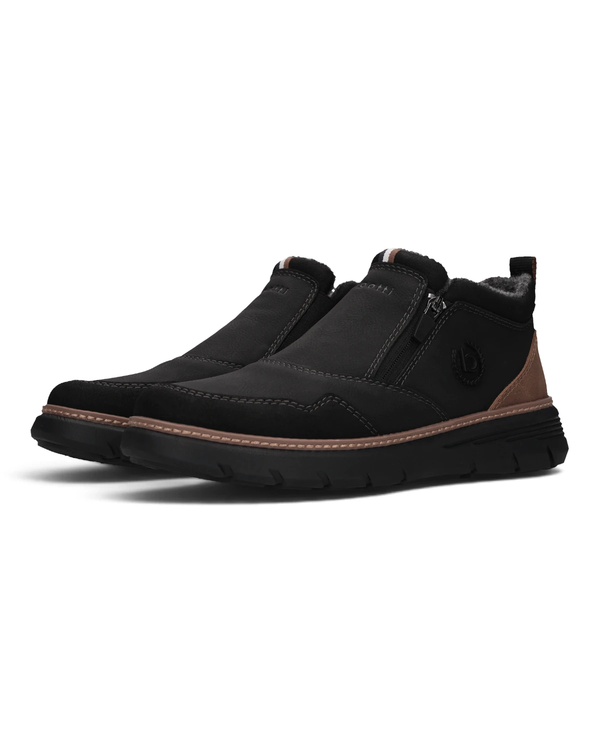 331AP0335000-1000 Bugatti muška mokasina slip in black