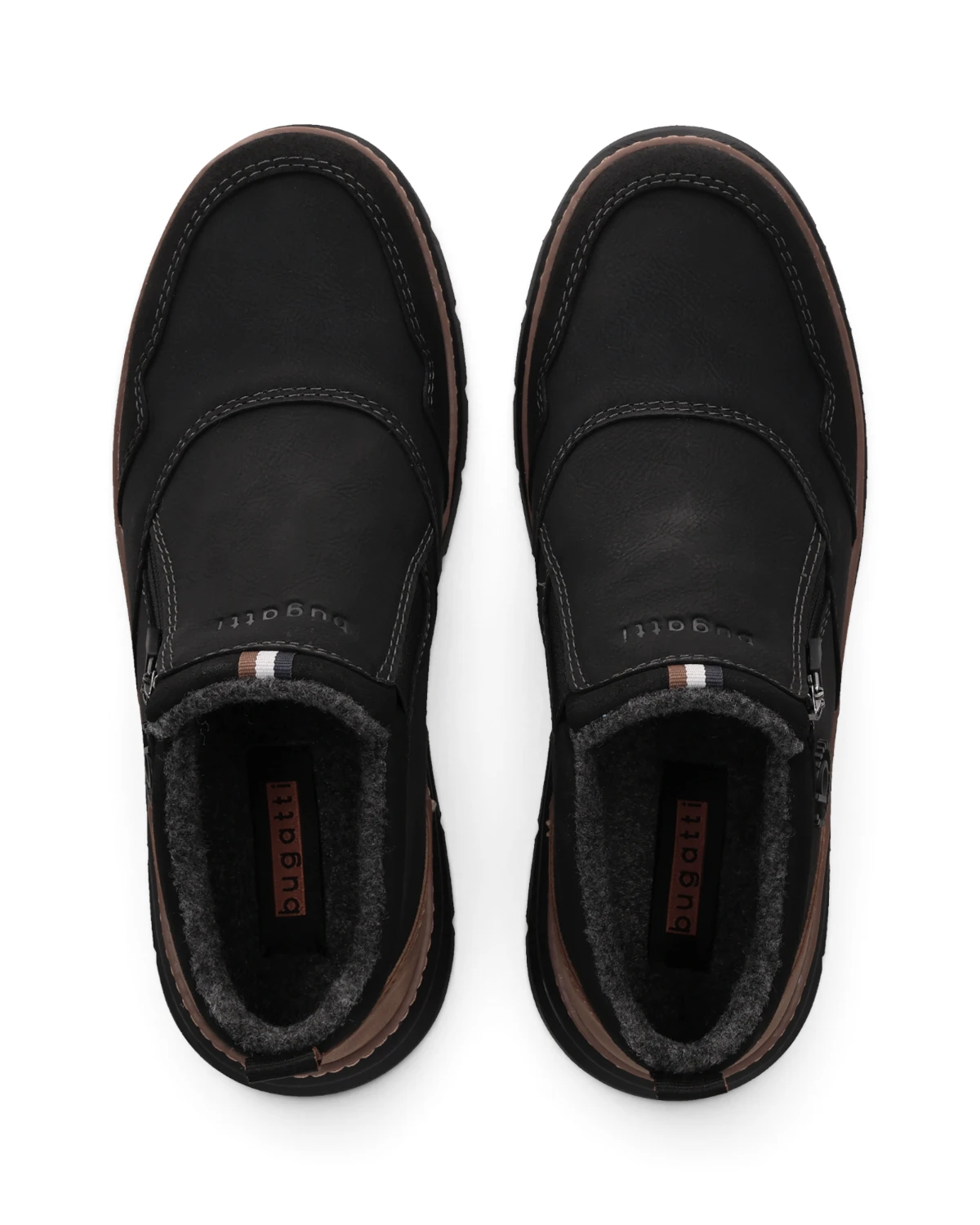 331AP0335000-1000 Bugatti muška mokasina slip in black
