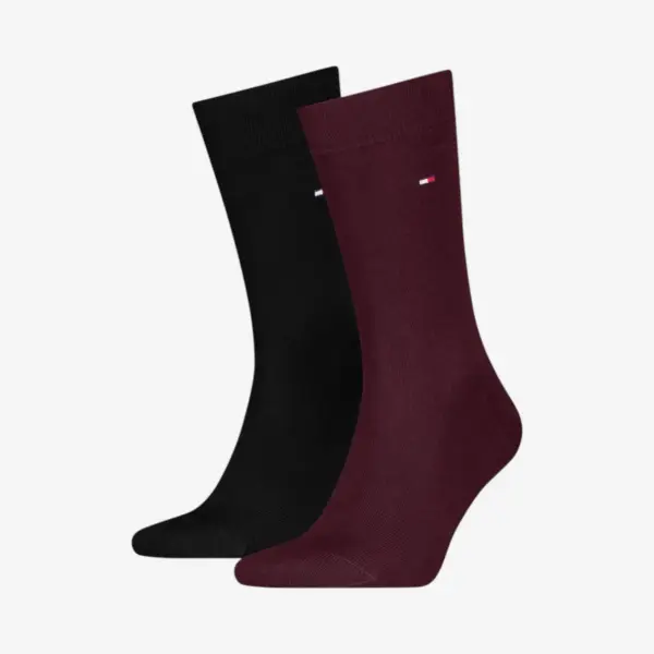 Tommy Hilfiger muške čarape Men Classic Sock 2P burgundy