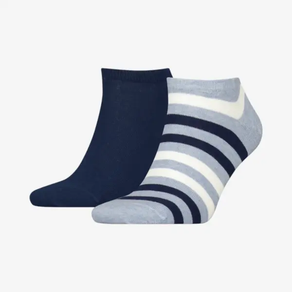 Tommy Hilfiger muške čarape Men Duo Stripe Sneaker 2P jeans melange