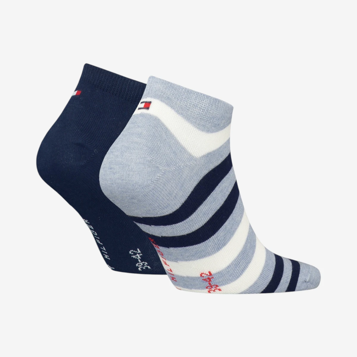 382000001-025 Tommy Hilfiger muške čarape Men Duo Stripe Sneaker 2P jeans melange