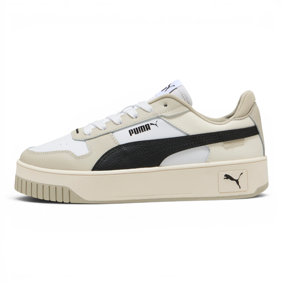 389390-41 Puma Carina Street  White- Black-Desert Dust