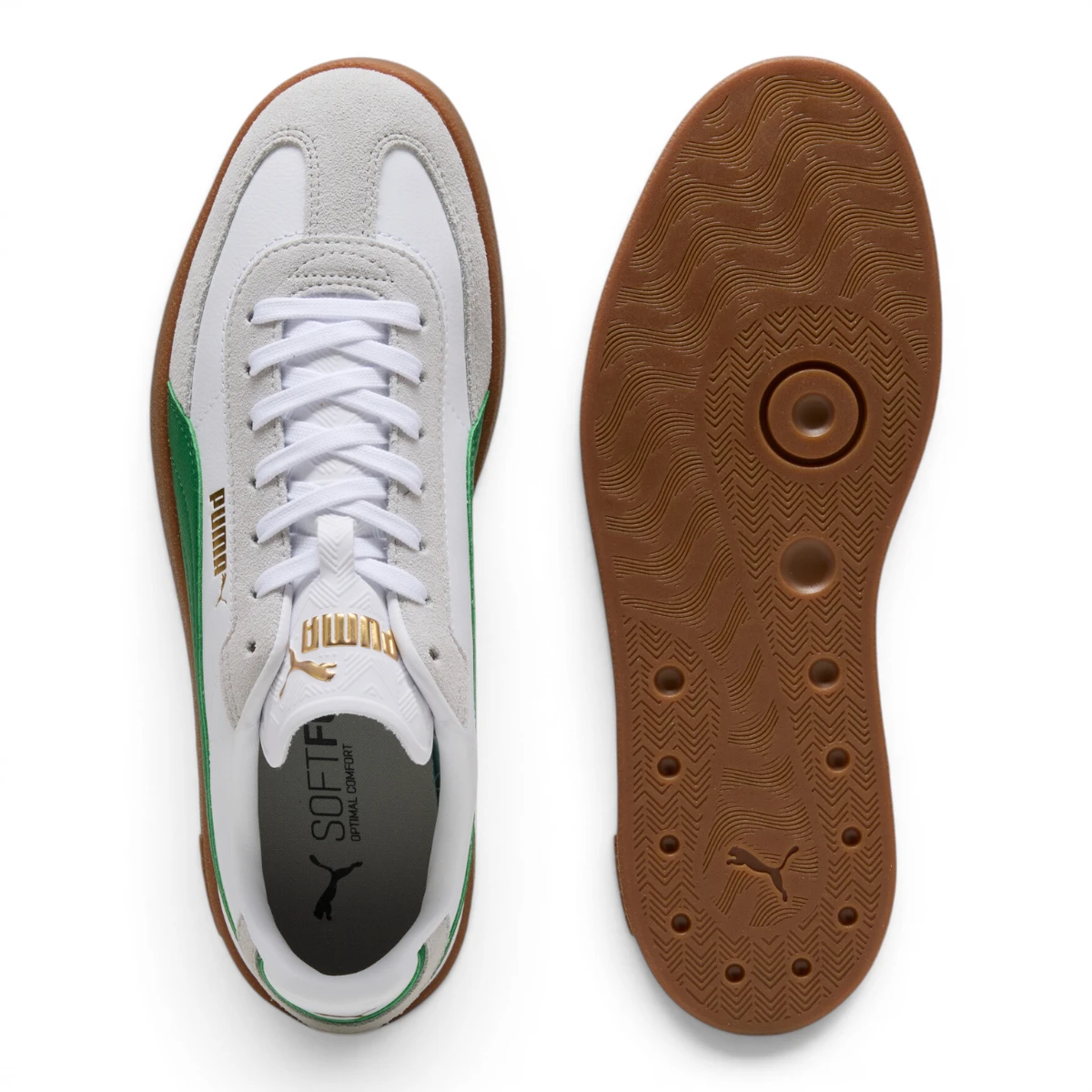 397447-22 Puma Club II Era  White-Archive Green-Gum