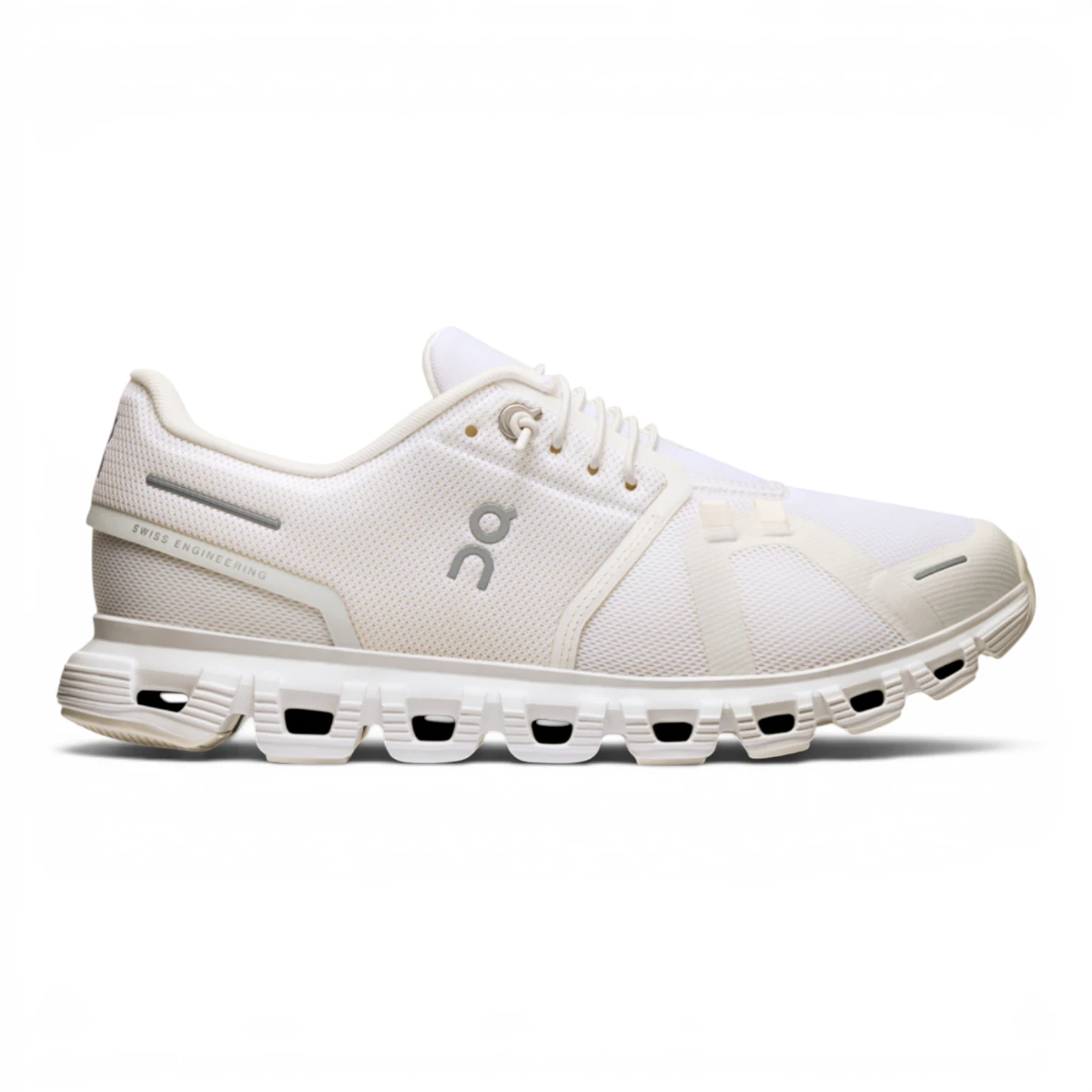 3WF10061200 Bijele ženske tenisice Cloud 6 White & White – On