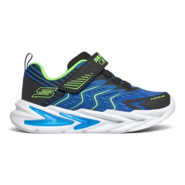 Flex Glow Ultra Prism Pacer crno-plave dječje tenisice - Skechers