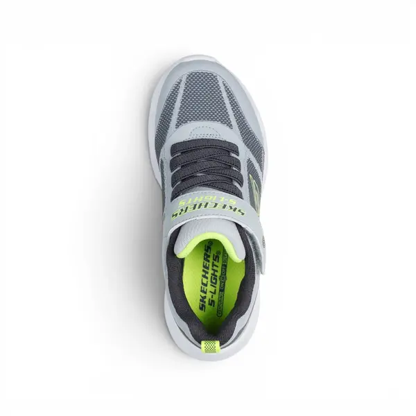 400240L-GYLM Glide-Step Light S-Lights dječje tenisice sivo-lime – Skechers