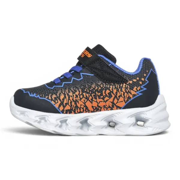 400603N-BBOR Vortex 2.0 Zorento dječje tenisice crno-narančaste – Skechers