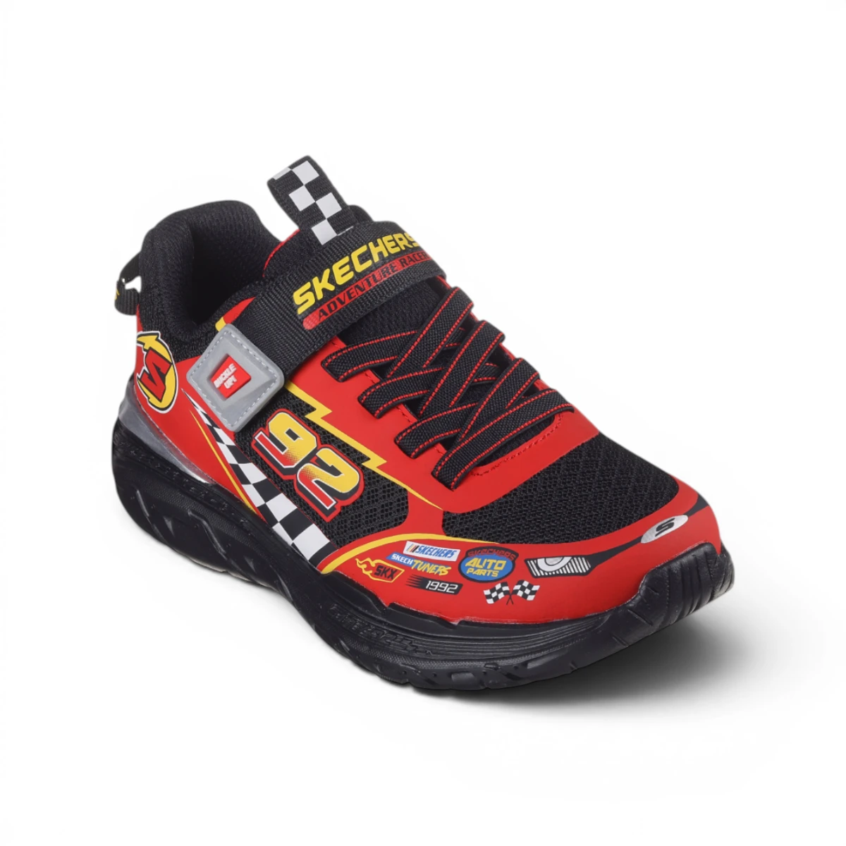 402303L-BKRD S-Lights Vortex 2.0 Veltrox dječje tenisice crno-crvene – Skechers