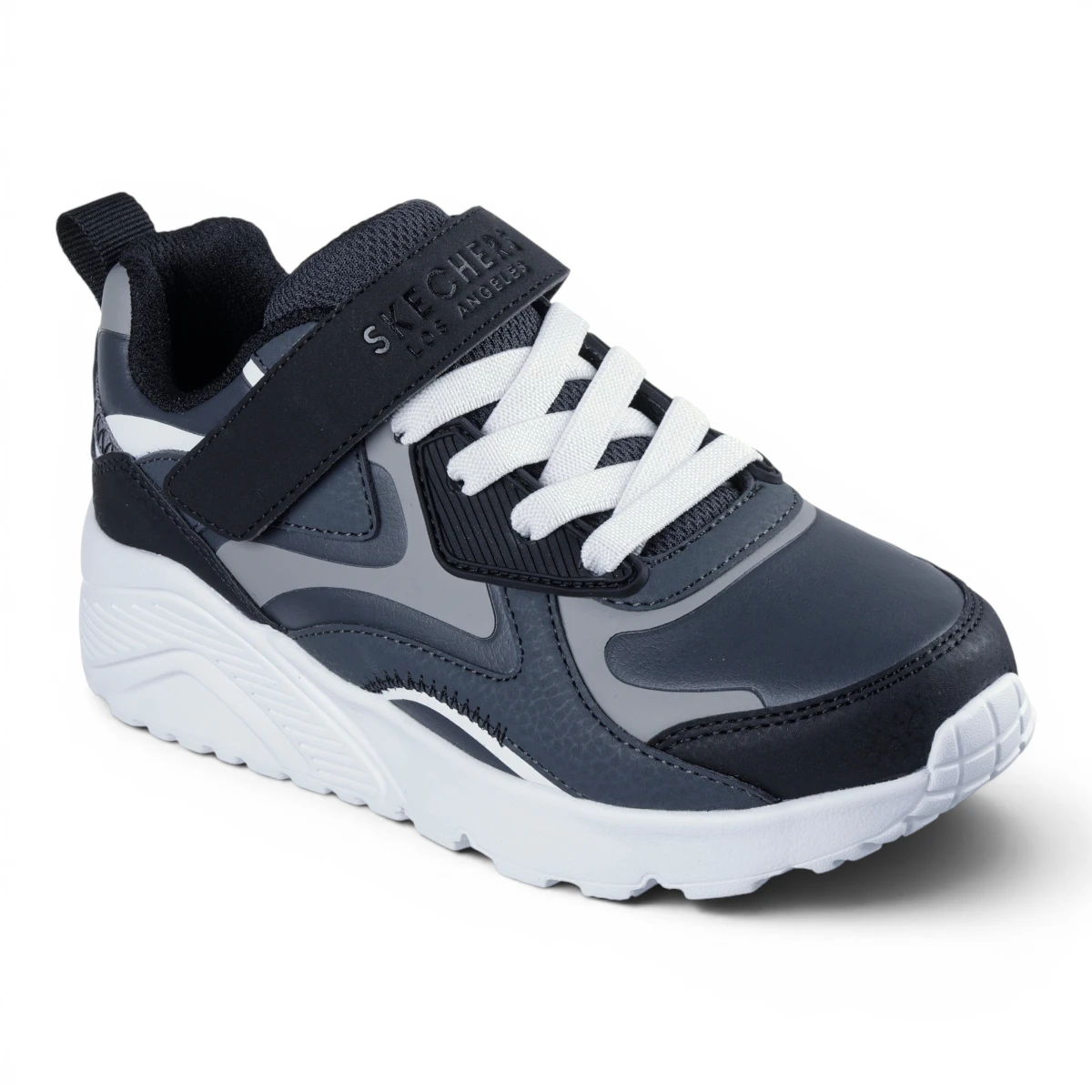 403645L-GYBK Uno Lite Chroma Cruiser sivo-crne dječje tenisice - Skechers