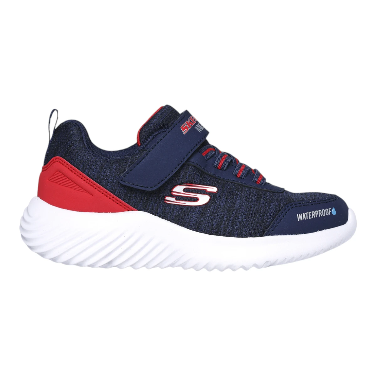 403739L-NVRD Bounder Dripper Drop dječje tenisice tamnoplavo-crvene – Skechers