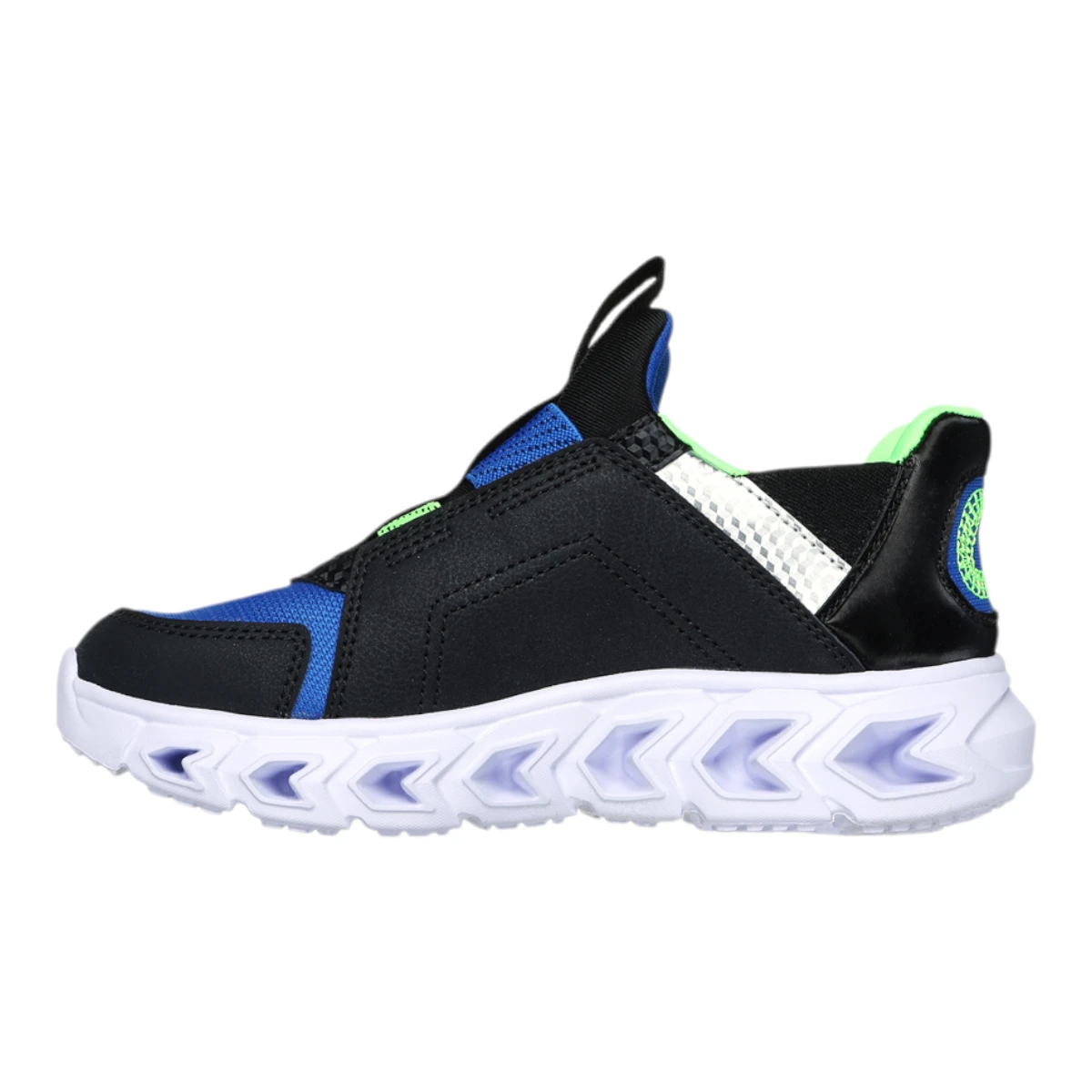 403830L-BBLM Hypno-Flash 2.0 Brisk Bright dječje tenisice crno-plavo-lime – Skechers