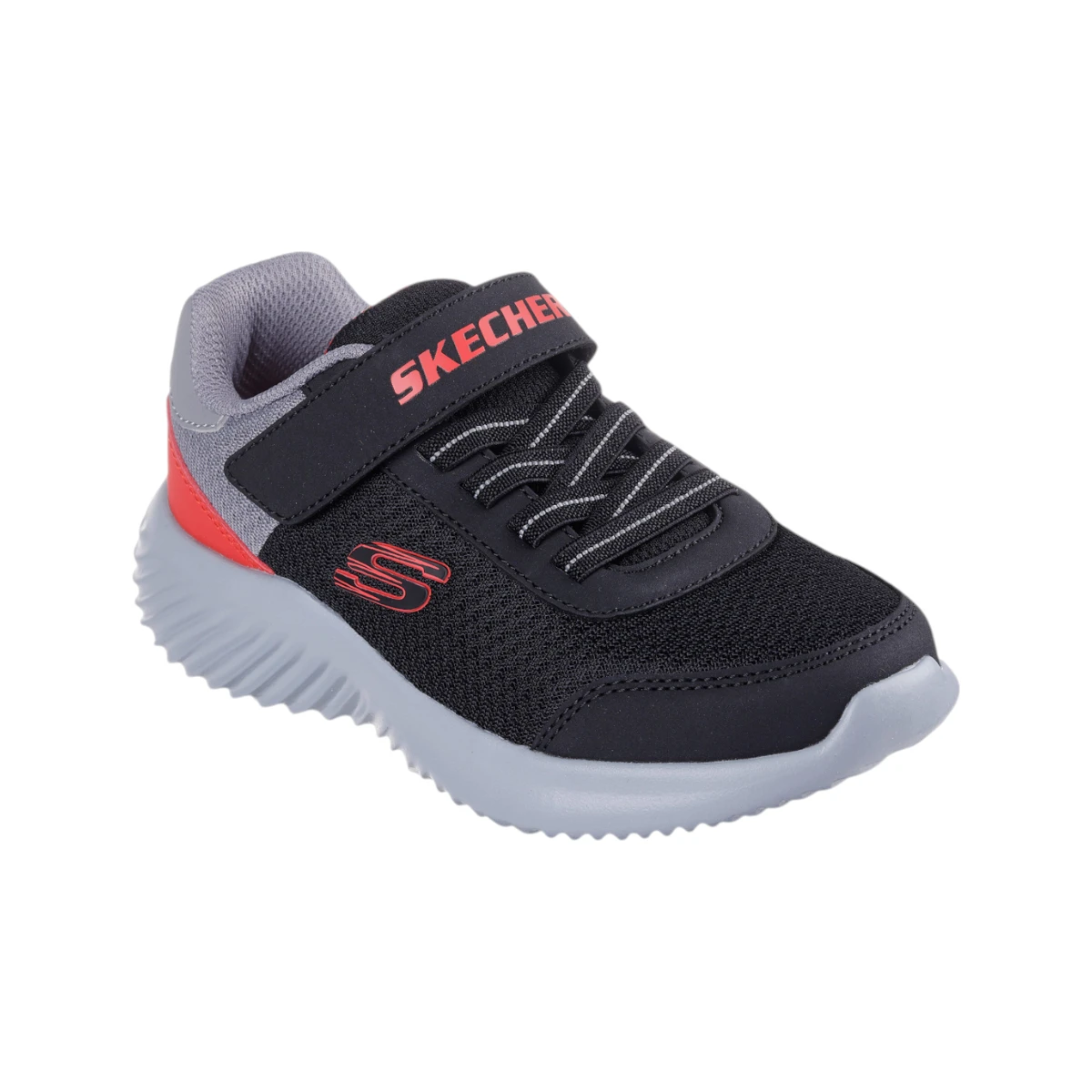 403908L-BKRD Bounder Trekzic dječje tenisice crno-crvene – Skechers