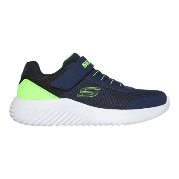 Bounder Trekzic dječje tenisice tamnoplavo-lime – Skechers