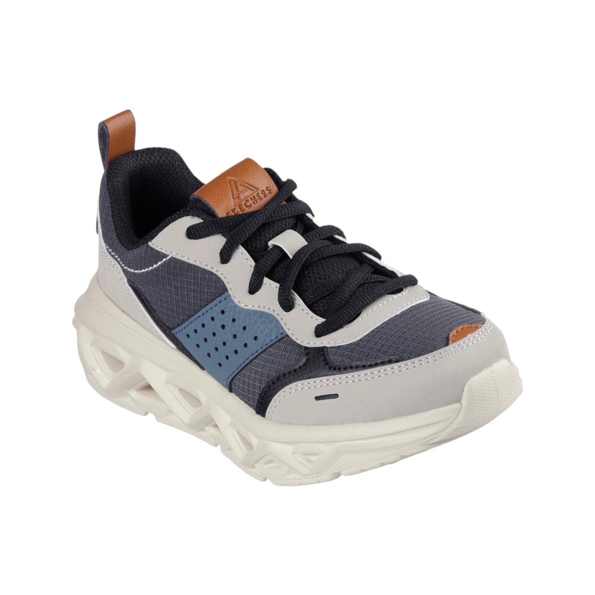 406145L-NTBK SKX-1121 dječje tenisice bež-crne – Skechers
