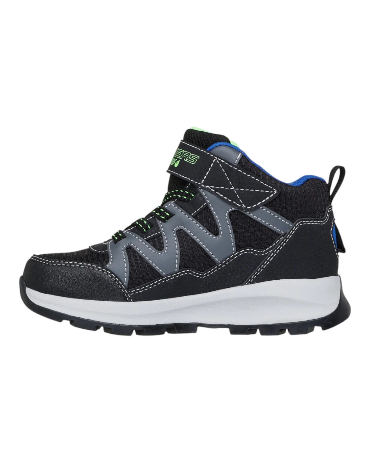 406377L-BKBL Storm Blazer Drizzle Squad dječje gležnjače crno-plave – Skechers