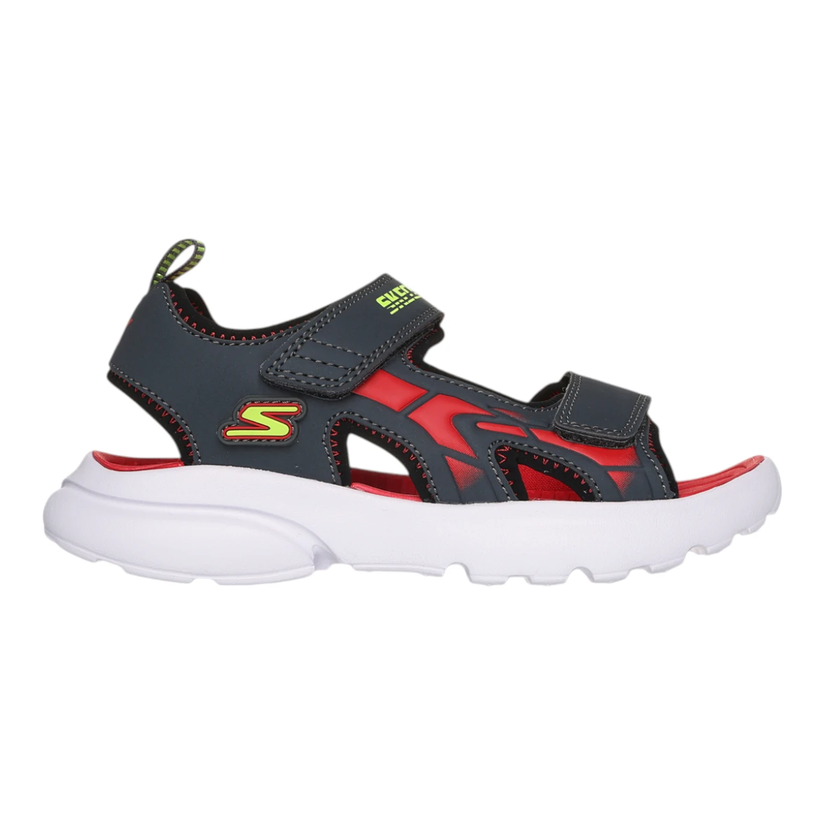 406513L-CCRD Razor Splash Aqua Buddies dječje sandale sivo-crvene – Skechers