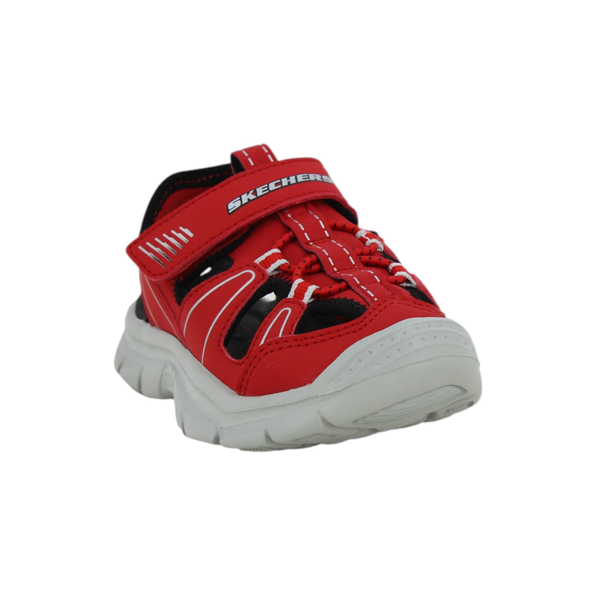 406520N-RDBK Valder Relix dječje sandale crveno-crne – Skechers