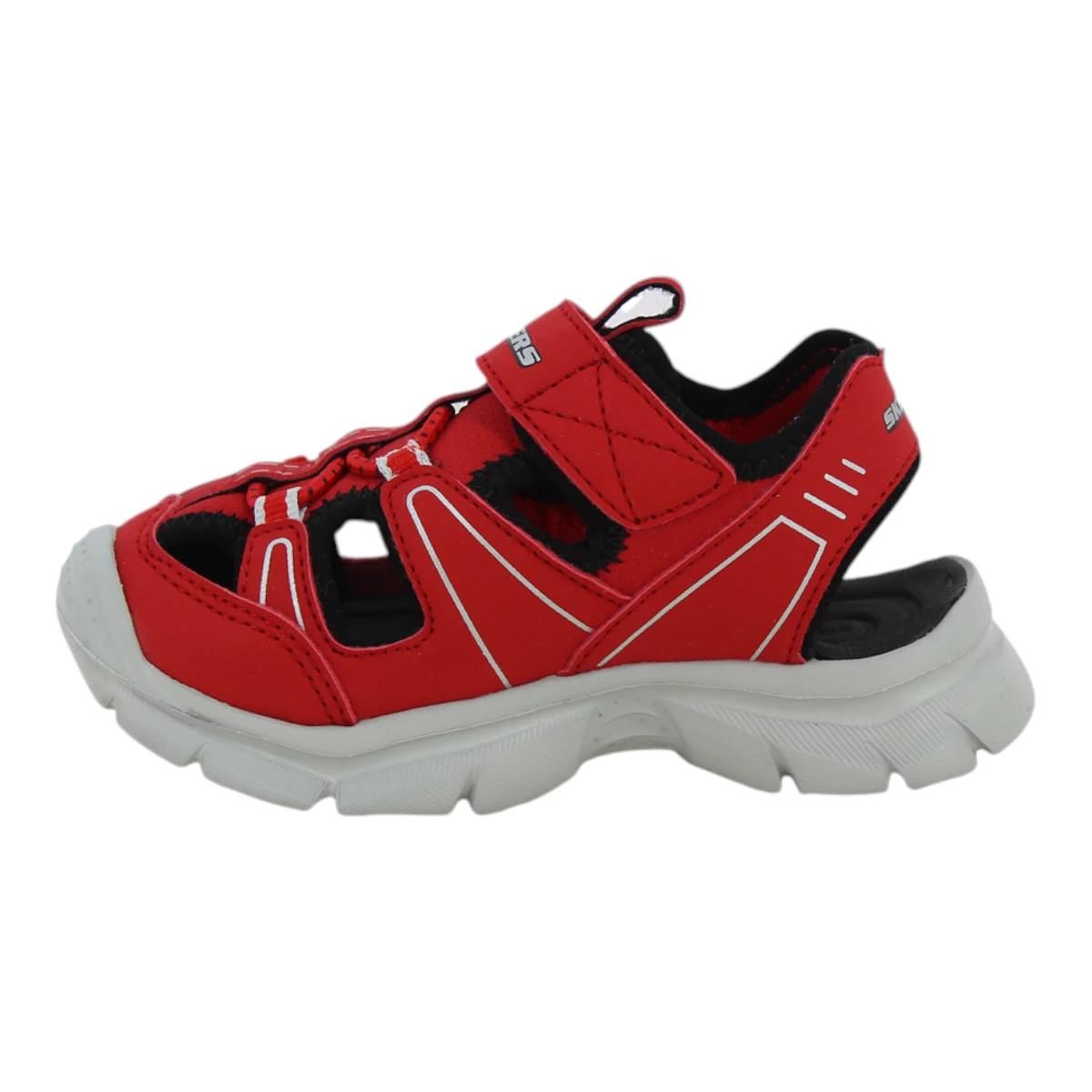 406520N-RDBK Valder Relix dječje sandale crveno-crne – Skechers