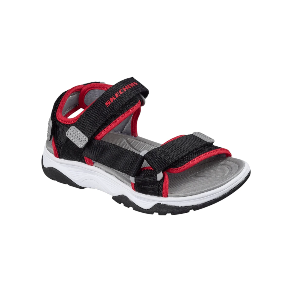 407013L-BKRD Tread Seeker dječje sandale crno-crvene – Skechers