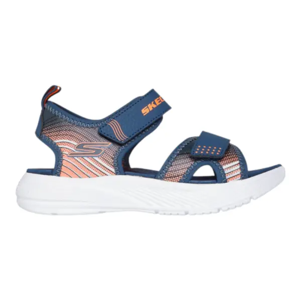 Microspec Splash dječje sandale plavo-narančaste – Skechers