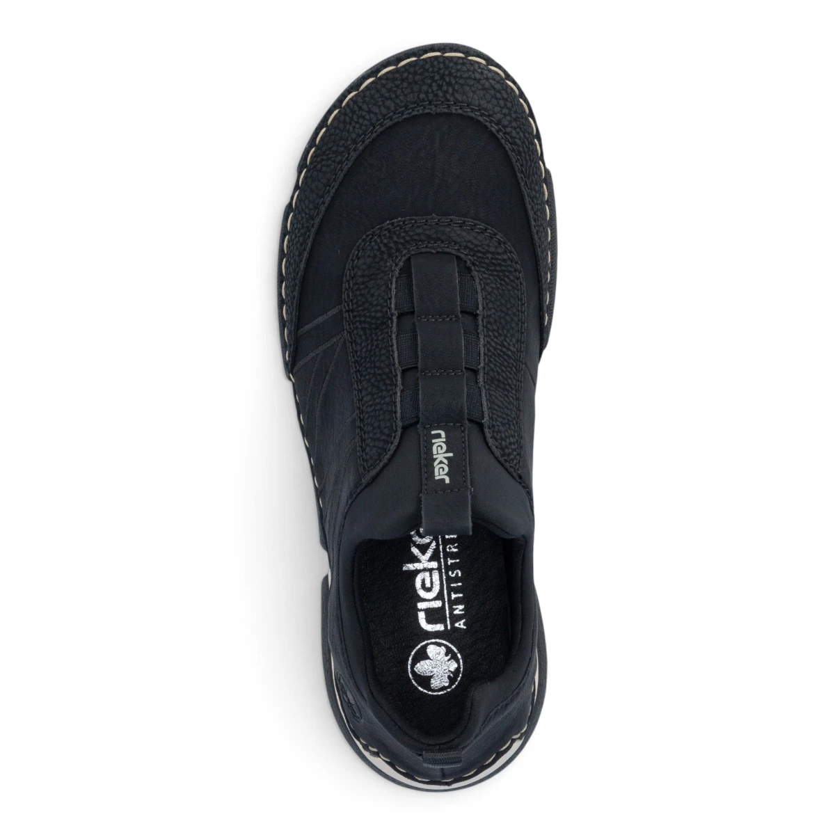 45975-00  Rieker ženska tenisica schwarz/schwarz/schwarz
