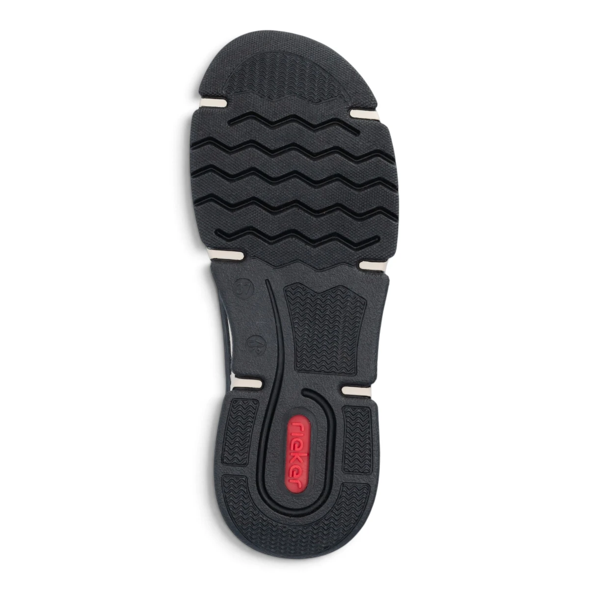 45975-00  Rieker ženska tenisica schwarz/schwarz/schwarz