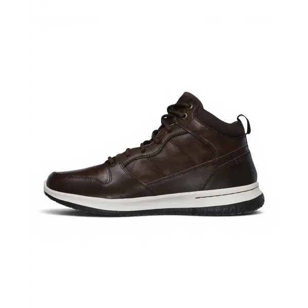 65801-CHOC Smeđe muške tenisice/gležnjače Delson Selecto – Skechers