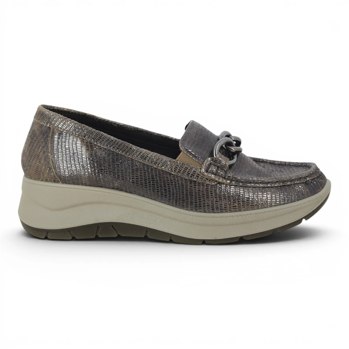 6653066 Taupe ženske mokasine – IGI & CO