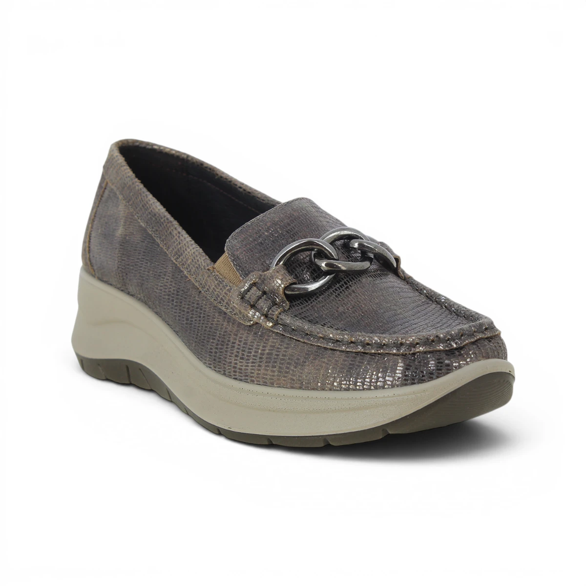 6653066 Taupe ženske mokasine – IGI & CO