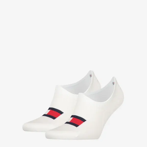 701223928-003 Tommy Hilfiger muške čarape Men Footie Flag 2P white