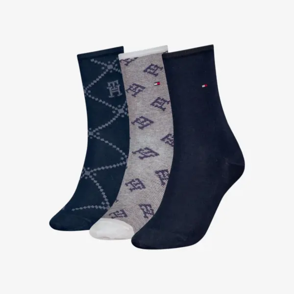 Tommy Hilfiger ženske čarape Women Sock Monogram Giftbox 3P