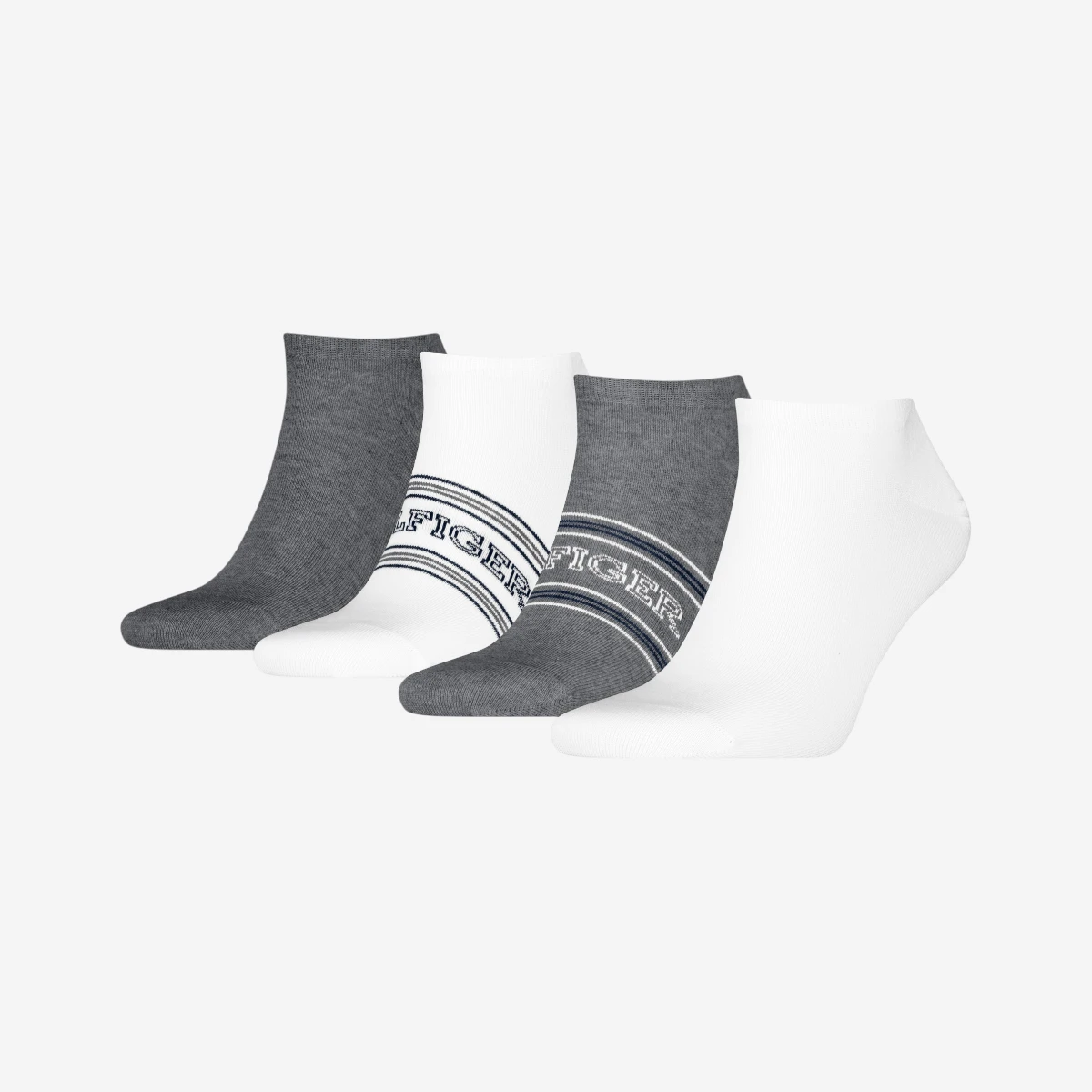 701232604-002 Tommy Hilfiger muške čarape Men Sneaker Giftbox white grey