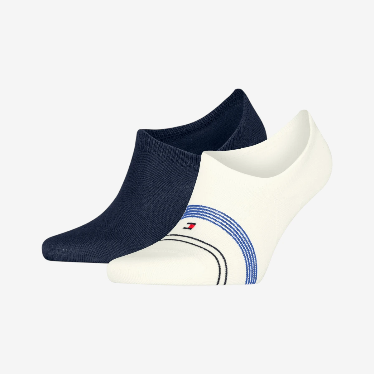 701232732-002 Tommy Hilfiger muške čarape Men Footie HC 2P Fancy Breton white navy