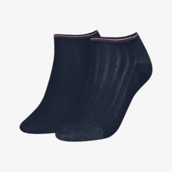 701233234-002 Tommy Hilfiger ženske čarape Women Sneaker Shine 2P navy
