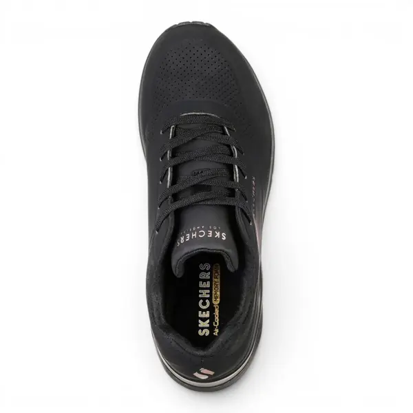 73690-BBK Crne ženske tenisice Uno – Skechers