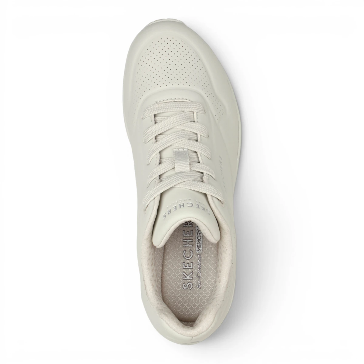 73690-OFWT Bež ženske tenisice Uno Stand On Air – Skechers