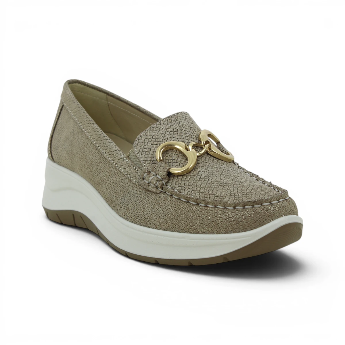 7652111 Champagne ženske mokasine – IGI & CO