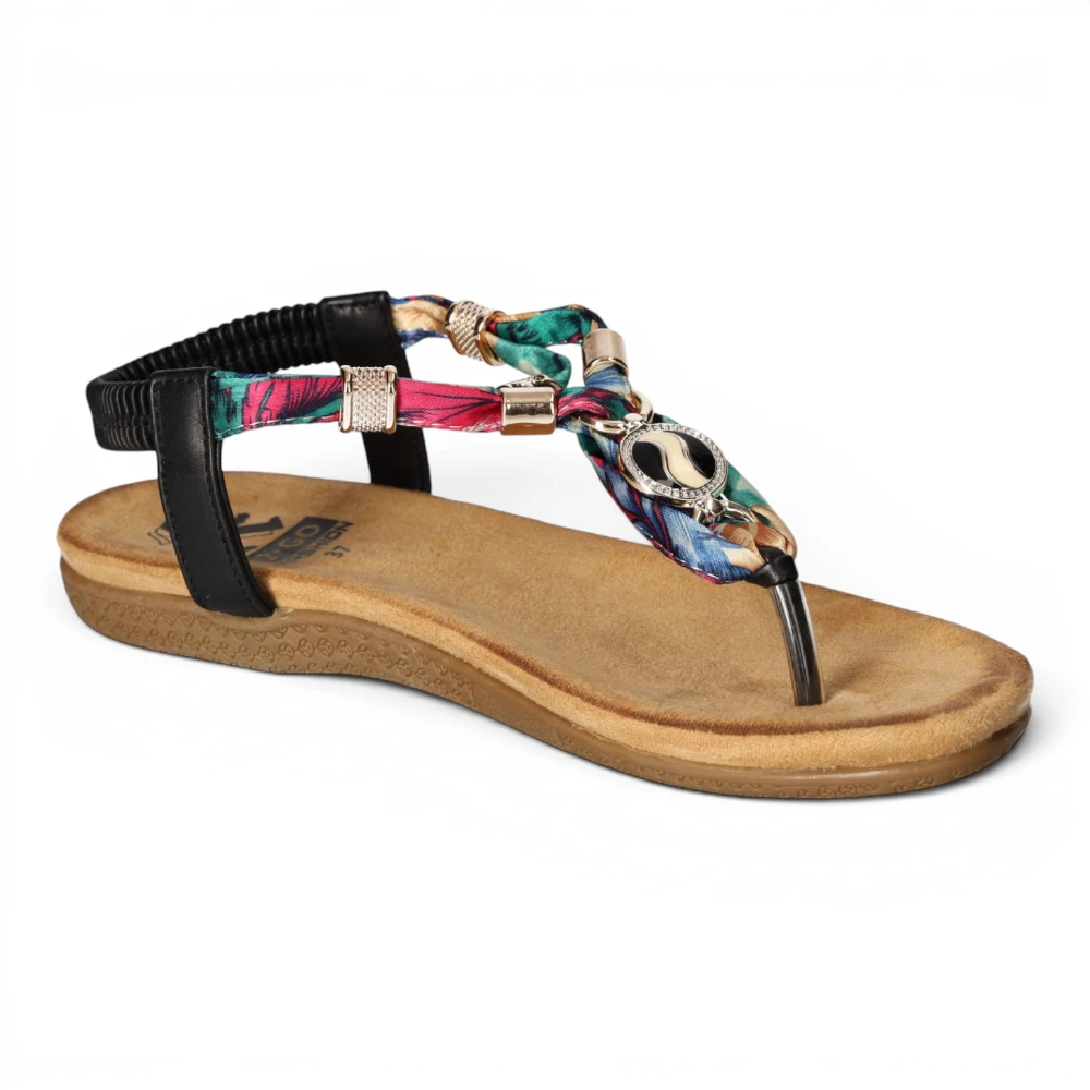 8018805-009 2GO Fashion ženska sandala schwarz