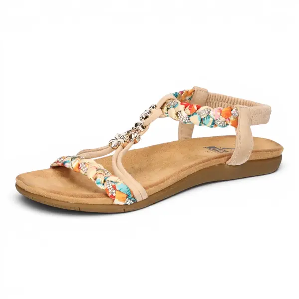 8018830-004 2GO Fashion Ženska sandala– Beige