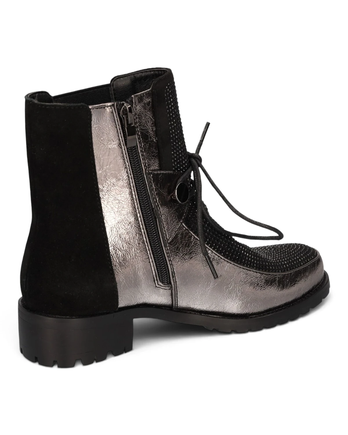 8240501-921 2GO Fashion čizma schwarz/silber