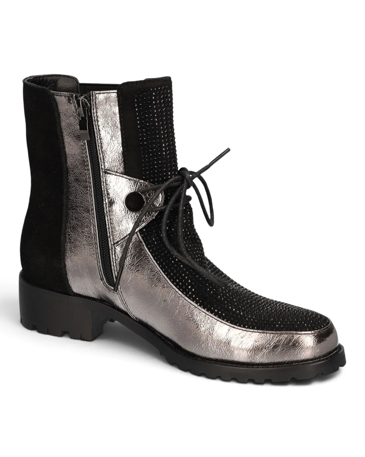 8240501-921 2GO Fashion čizma schwarz/silber