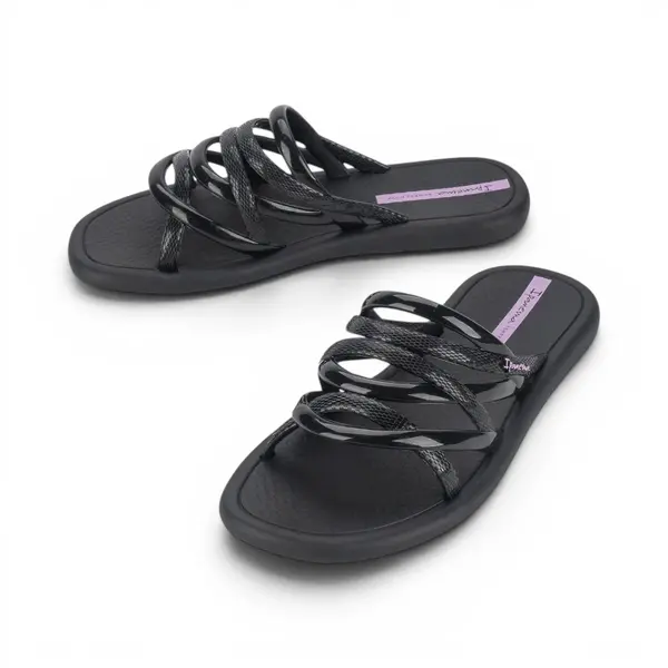 83606-AW816 IPANEMA MEU SOL SLIDE FEM BLACK/LILAC